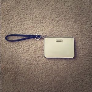 Cream, Beige, and Black Kate Spade wallet/wristlet